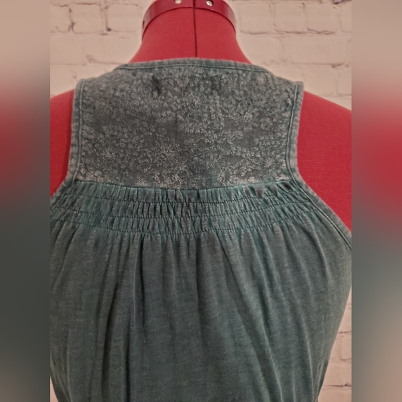 Triple Five Soul Vintage style green tank top - Picture 12 of 13